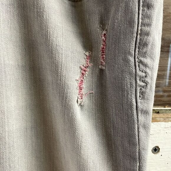 Mossimo Supply Co Ladies Crop Pantacourt Cotton Jeans, Size 13, Faded Gray - Picture 5 of 10